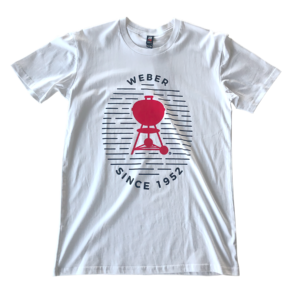 Weber Retro Kettle Tee - White