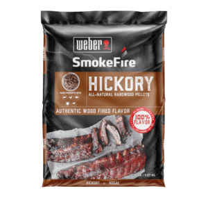 Weber Hickory All-Natural Hardwood Pellets - 9 kg