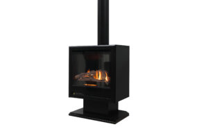 Rinnai 650 Freestanding Gas Log Fireplace
