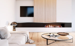 Rinnai LS1500S Single Sided Gas Log Fireplace