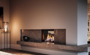 Rinnai LS800D Double Sided Gas Log Fireplace