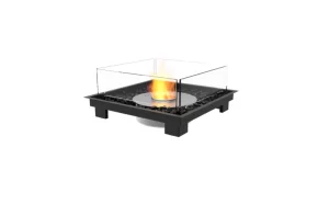 EcoSmart Square 22 Fire Pit Kit Stainless Steel