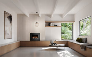 Rinnai SS850 Inbuilt Gas Log Fireplace